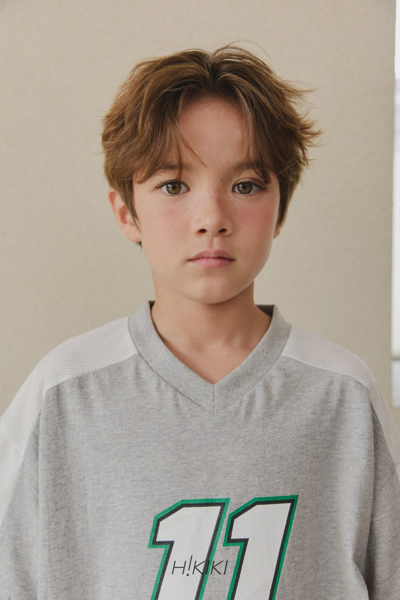 Hikiki - Korean Children Fashion - #discoveringself - Basketball Tee - 3
