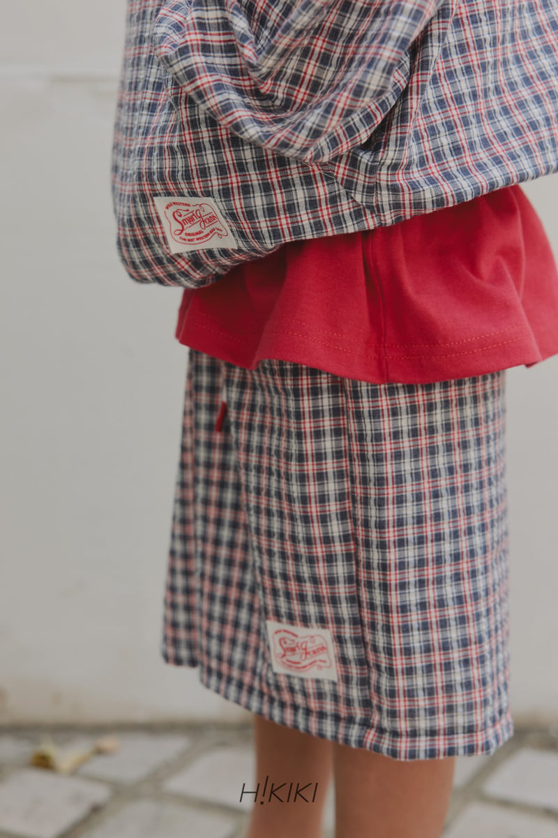 Hikiki - Korean Children Fashion - #discoveringself - Check Bermuda Pants - 10