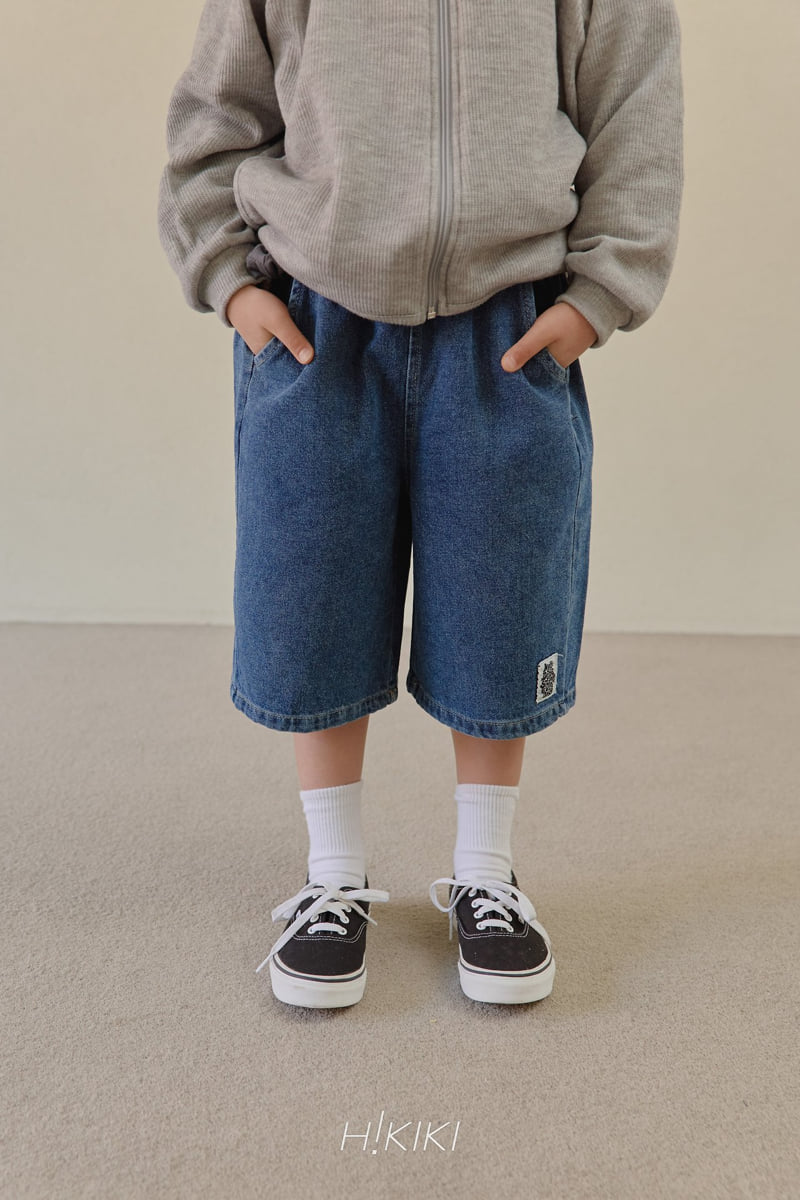 Hikiki - Korean Children Fashion - #discoveringself - Denim Bermuda Pants - 3