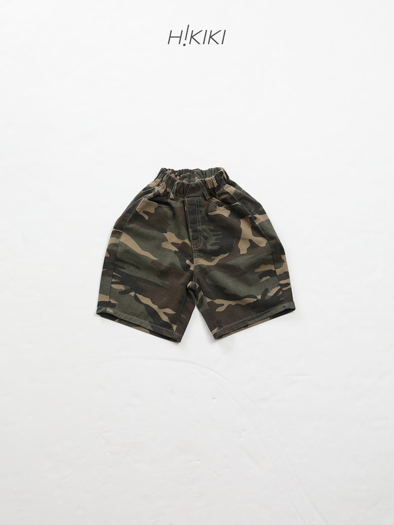 Hikiki - Korean Children Fashion - #fashionkids - Camu Curve Bermuda Pants