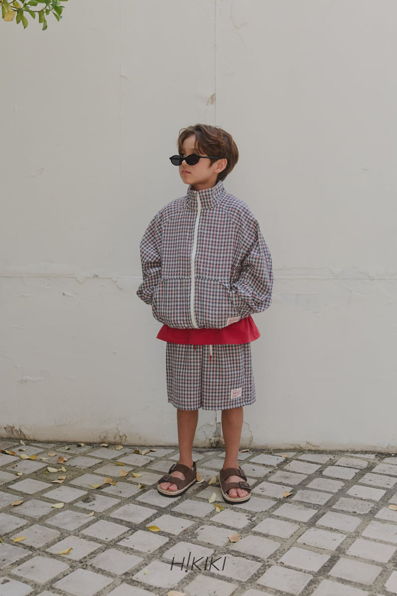 Hikiki - Korean Children Fashion - #kidsshorts - Granola Check Jumper (Junior) - 4