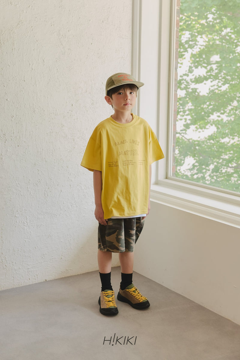 Hikiki - Korean Children Fashion - #kidzfashiontrend - Black Live Tee - 11