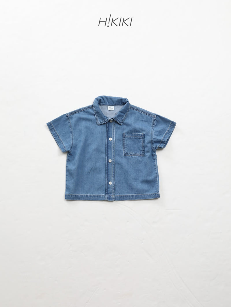 Hikiki - Korean Children Fashion - #littlefashionista - Summer Denim Shirt