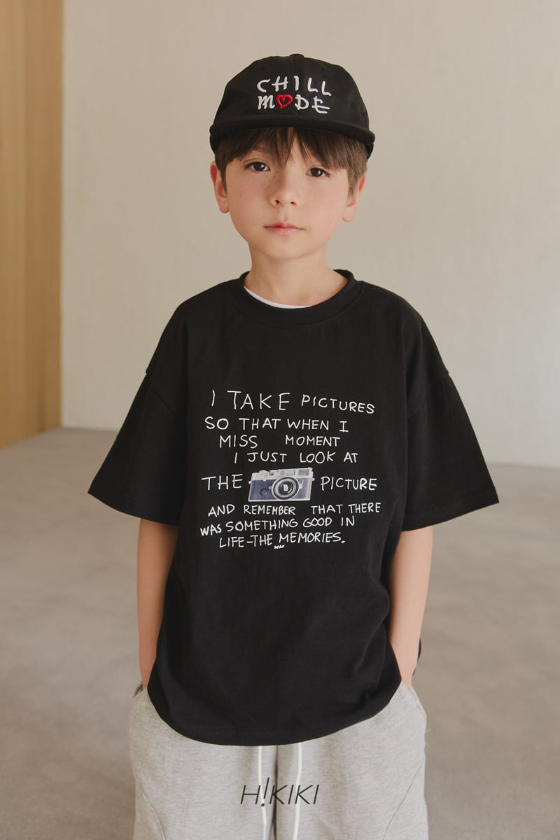 Hikiki - Korean Children Fashion - #littlefashionista - Camera Lettering Tee - 12
