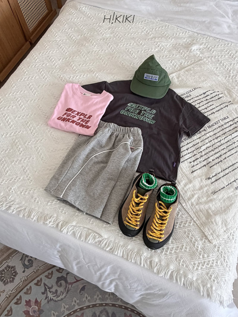 Hikiki - Korean Children Fashion - #littlefashionista - X Short Sleeve Tee - 8