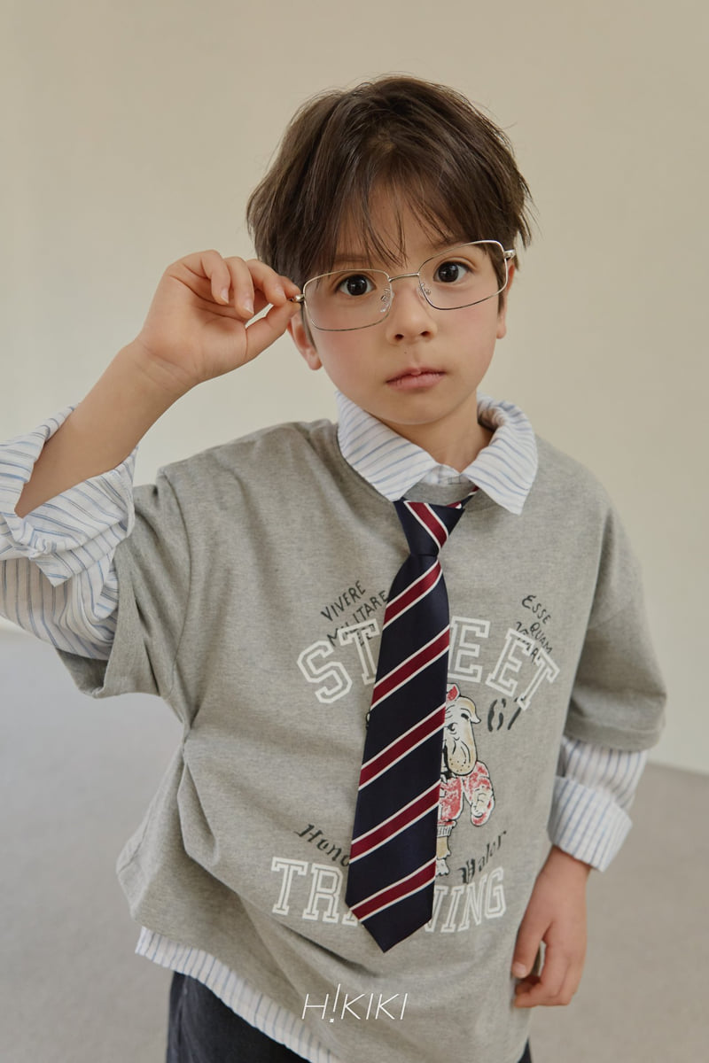 Hikiki - Korean Children Fashion - #minifashionista - Hockey Tie - 2