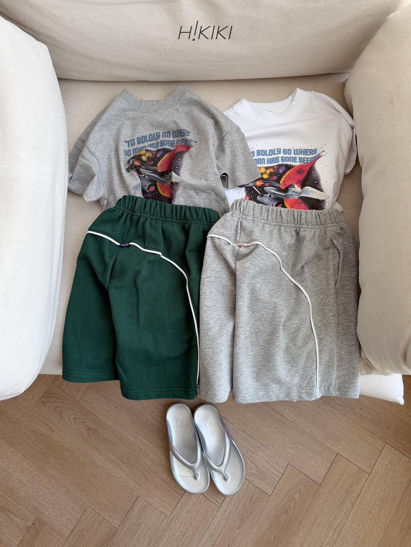 Hikiki - Korean Children Fashion - #minifashionista - Line Bermuda Pants - 3