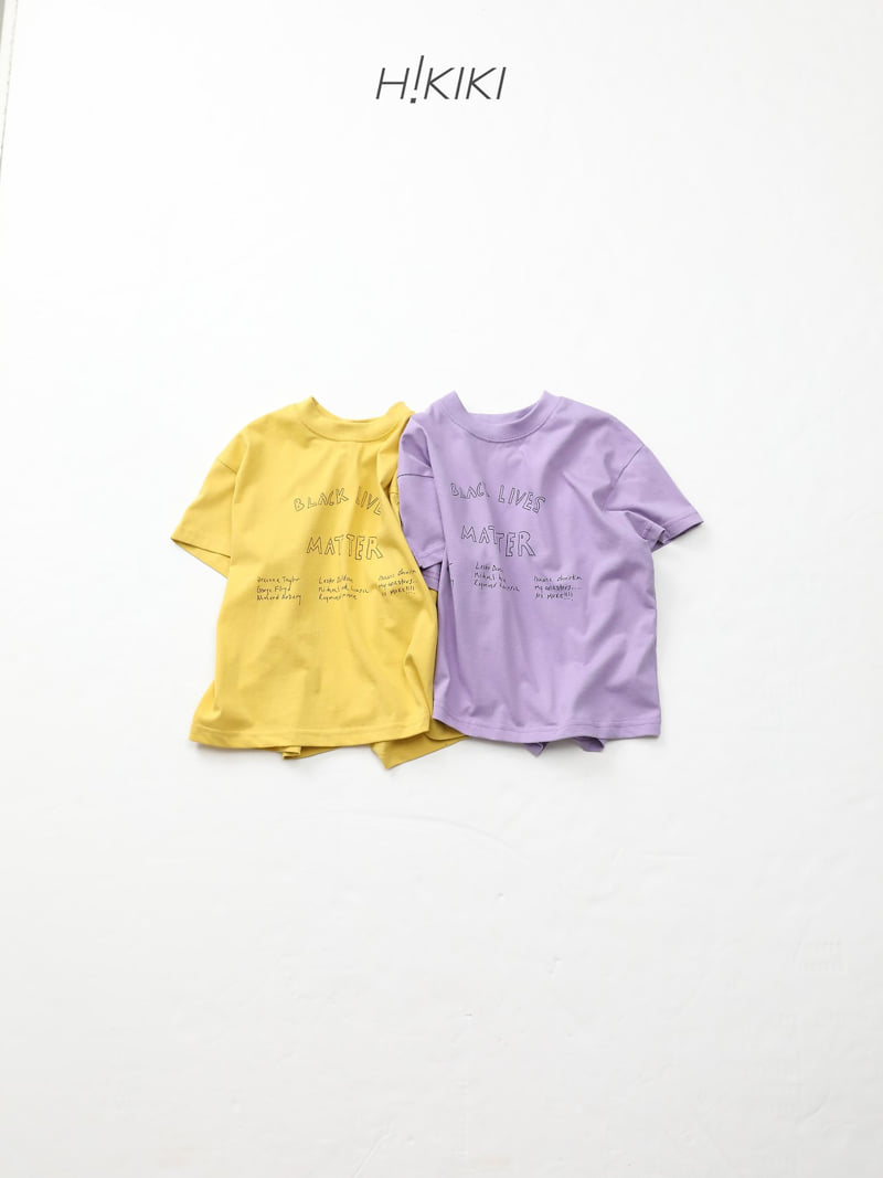 Hikiki - Korean Children Fashion - #minifashionista - Black Live Tee