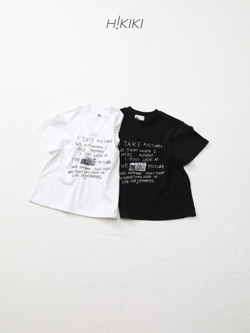 Hikiki - Korean Children Fashion - #prettylittlegirls - Camera Lettering Tee