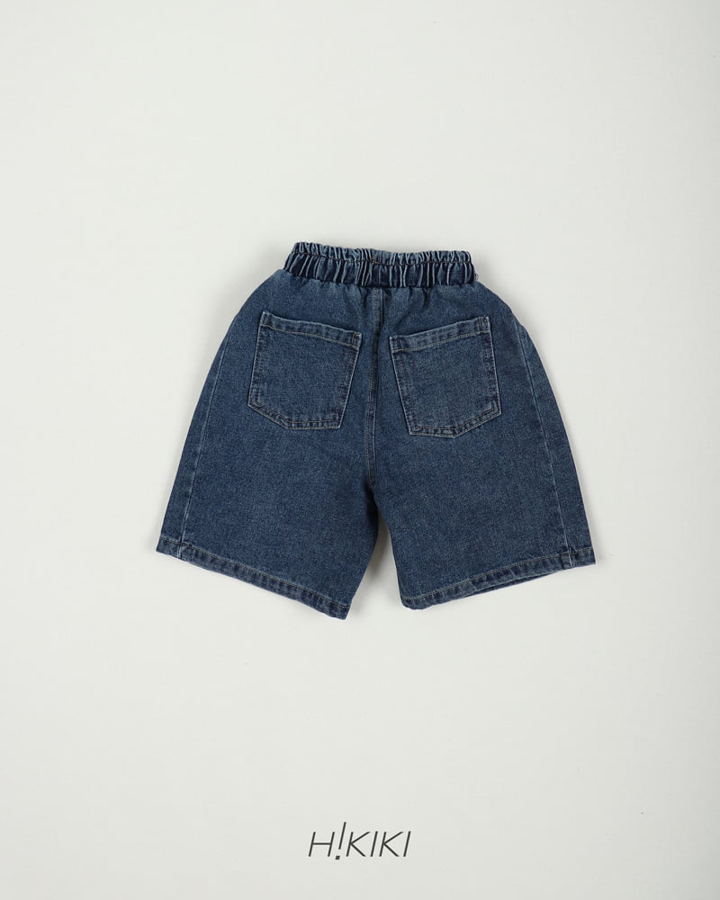 Hikiki - Korean Children Fashion - #prettylittlegirls - Denim Bermuda Pants - 12
