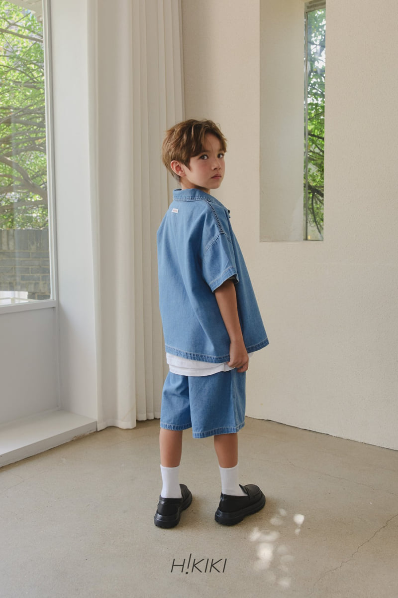 Hikiki - Korean Children Fashion - #stylishchildhood - Summer Denim Shirt - 7