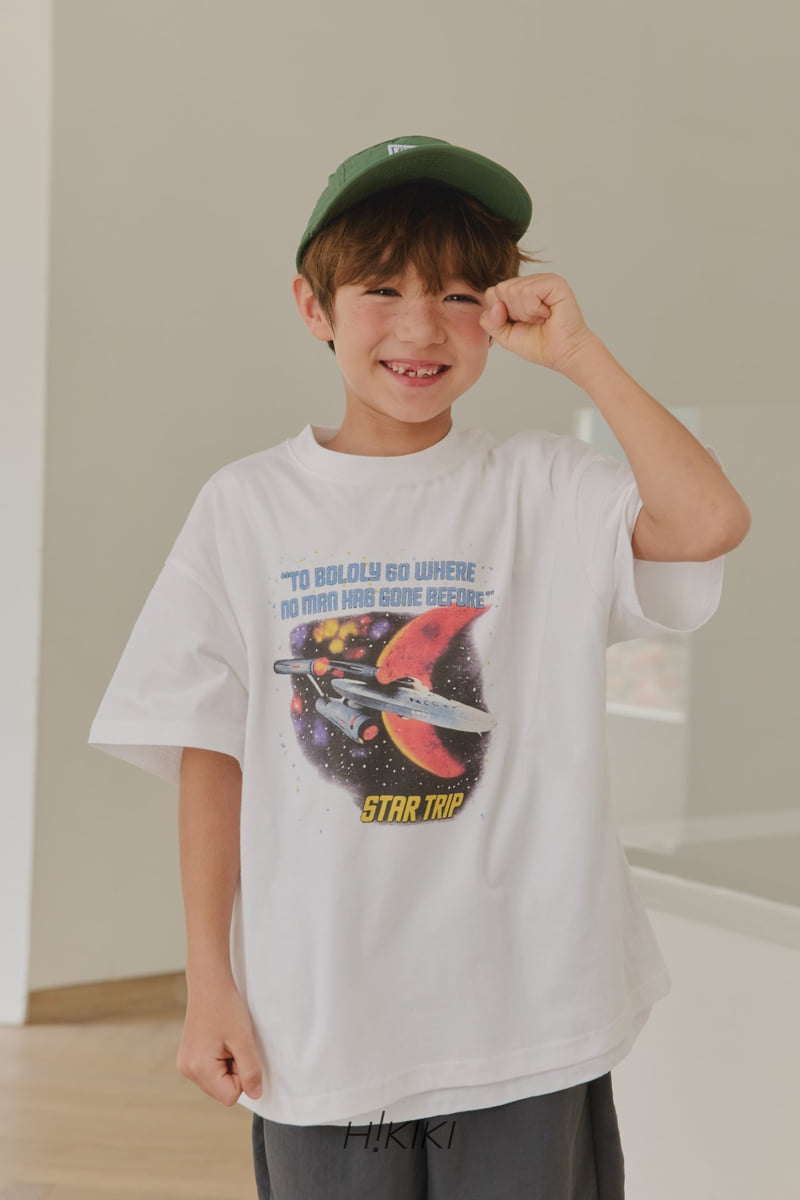 Hikiki - Korean Children Fashion - #toddlerclothing - Star Trip Tee - 4