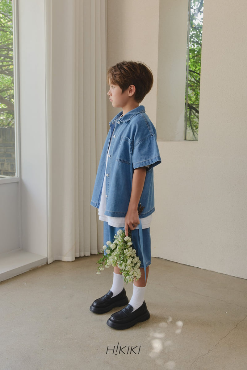 Hikiki - Korean Children Fashion - #stylishchildhood - Basic Denim Bermuda Pants - 9