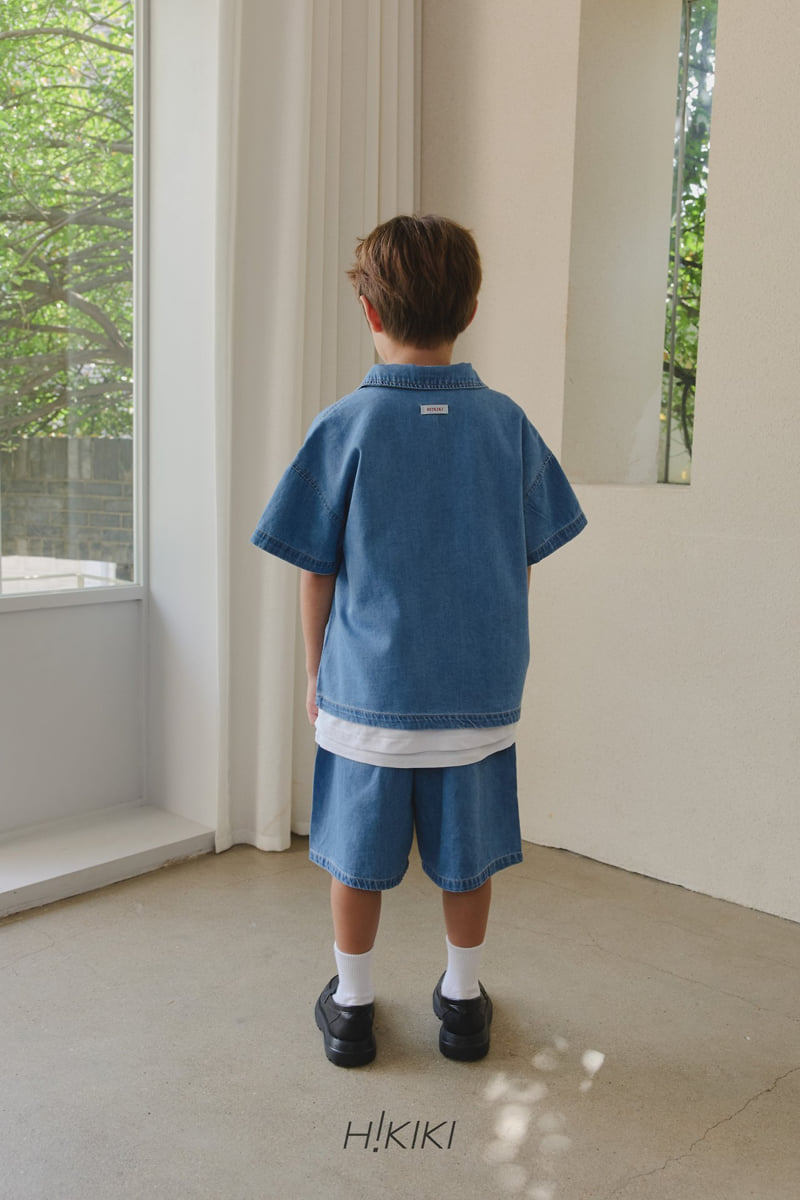Hikiki - Korean Children Fashion - #toddlerclothing - Summer Denim Shirt - 6