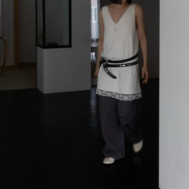 Inssense - Korean Women Fashion - #womensfashion - Via Lace Layered Mini Dress - 4