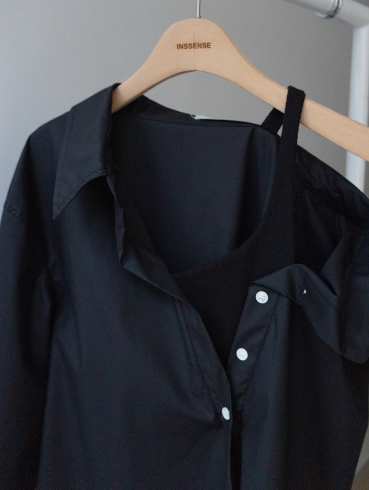 Inssense - Korean Women Fashion - #momslook - Premium One-Off Layered Wrinkle Free Shirt - 6