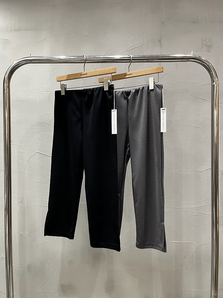 Inssense - Korean Women Fashion - #pursuepretty - Elastic Waist Slim Capri Pants - 5