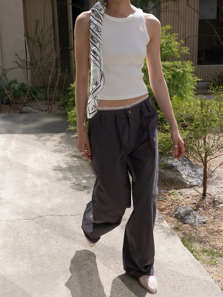 Inssense - Korean Women Fashion - #thelittlethings - Minimal Ribbed Backless Tank Top - 2