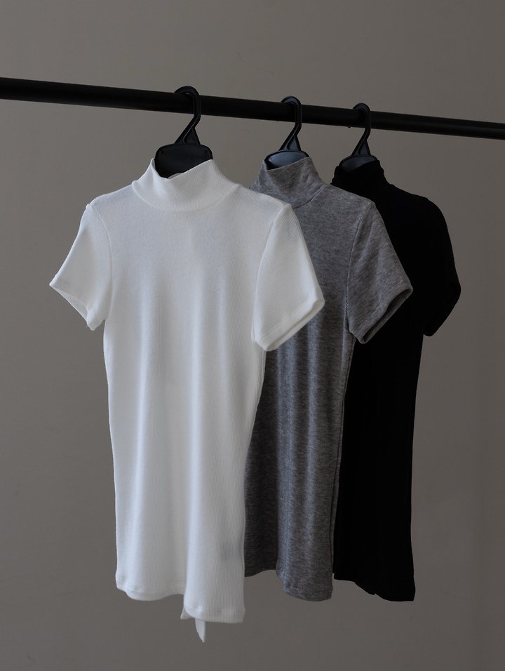 Inssense - Korean Women Fashion - #womensfashion - Ribbed Tie-Detail Backless Top - 10