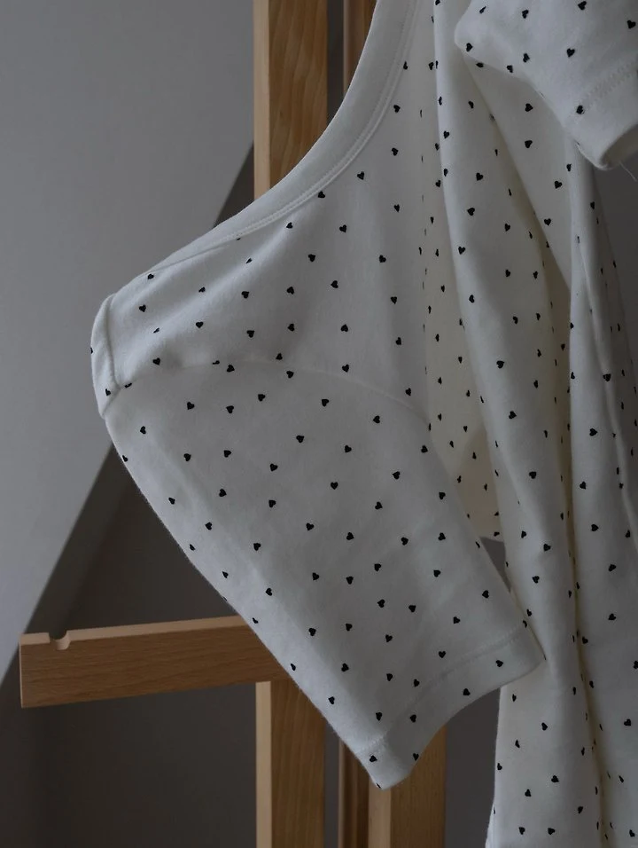 Inssense - Korean Women Fashion - #womensfashion - Love Dot Slim Backless Tee - 10