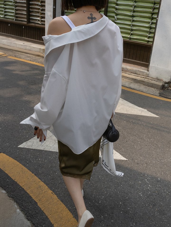 Inssense - Korean Women Fashion - #womensfashion - Premium One-Off Layered Wrinkle Free Shirt - 10