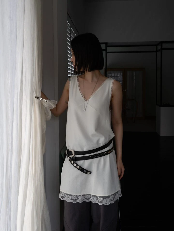 Inssense - Korean Women Fashion - #womensfashion - Via Lace Layered Mini Dress