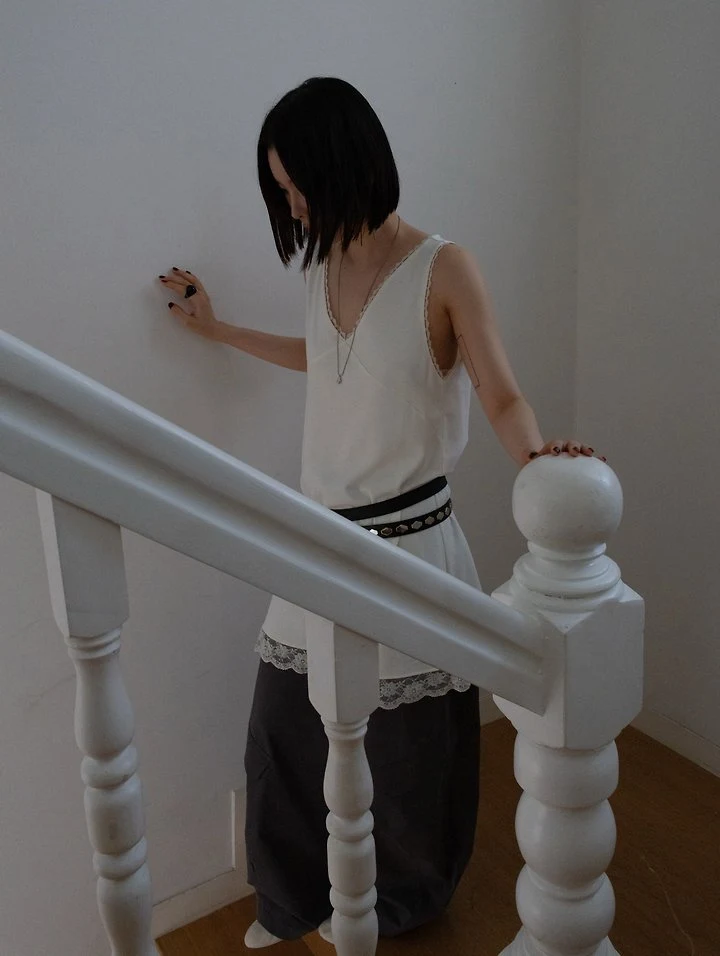 Inssense - Korean Women Fashion - #womensfashion - Via Lace Layered Mini Dress - 5