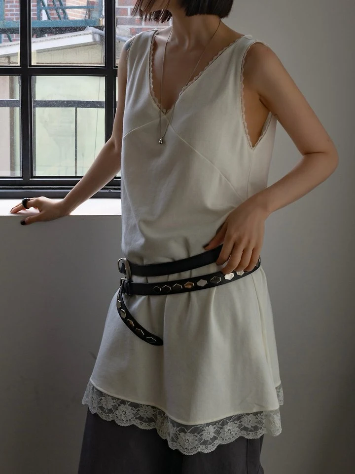 Inssense - Korean Women Fashion - #womensfashion - Via Lace Layered Mini Dress - 9