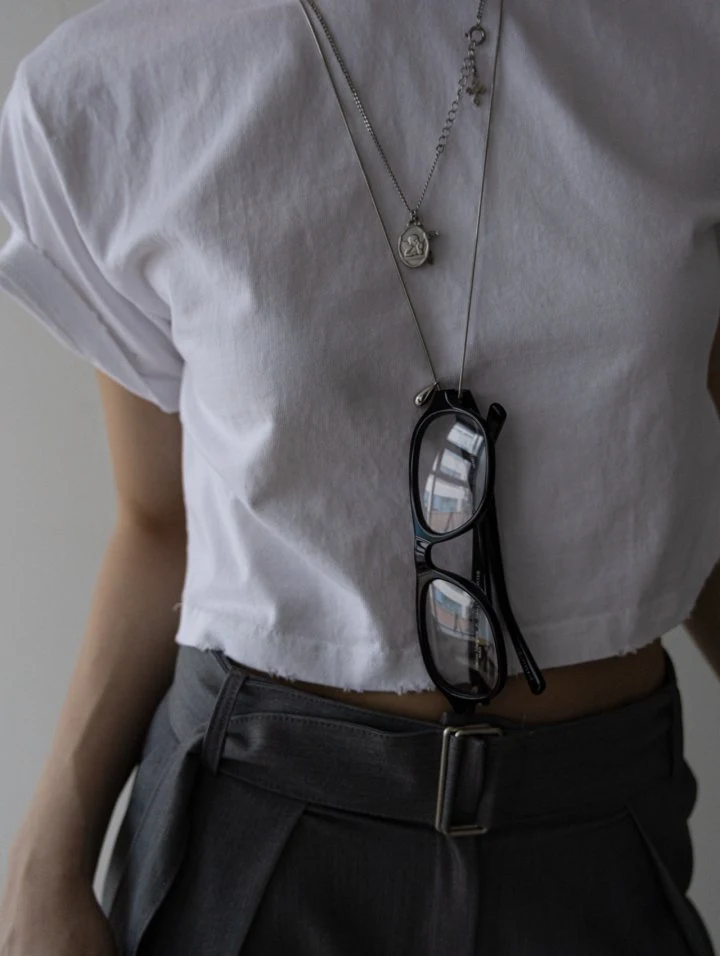 Inssense - Korean Women Fashion - #womensfashion - Vintage Pigment Stitch Cropped Tee