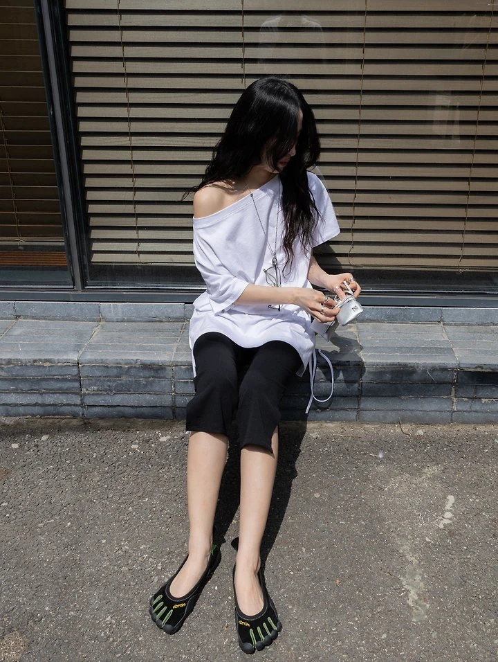 Inssense - Korean Women Fashion - #womensfashion - Two-Way Strap Off-Shoulder Mini Dress - 7