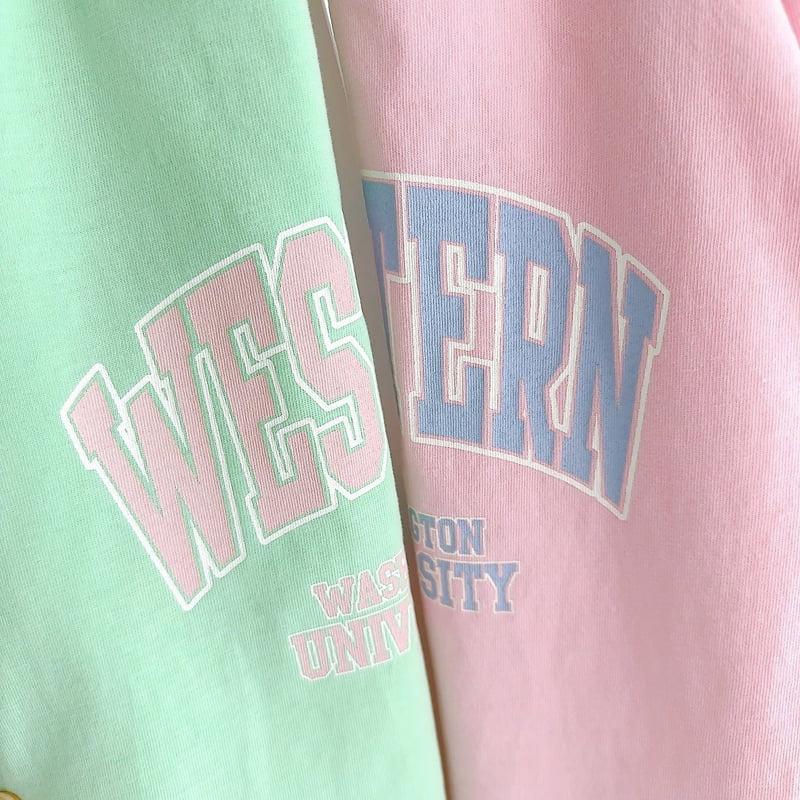 J-Room - Korean Children Fashion - #prettylittlegirls - Western Graphic Tee - 4