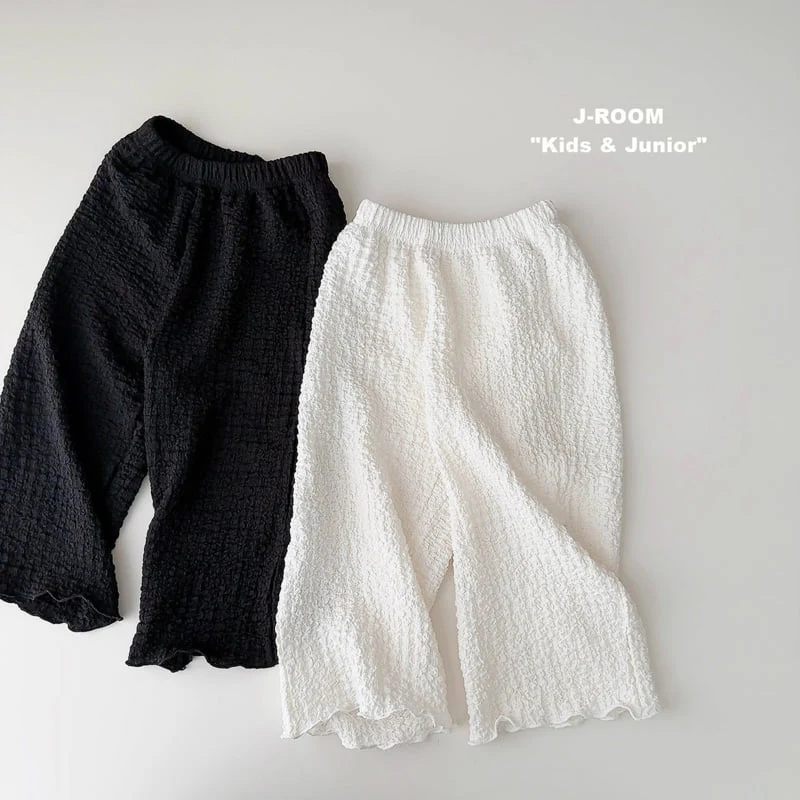 J-Room - Korean Children Fashion - #childofig - Wrinkle Wide Pants - 2