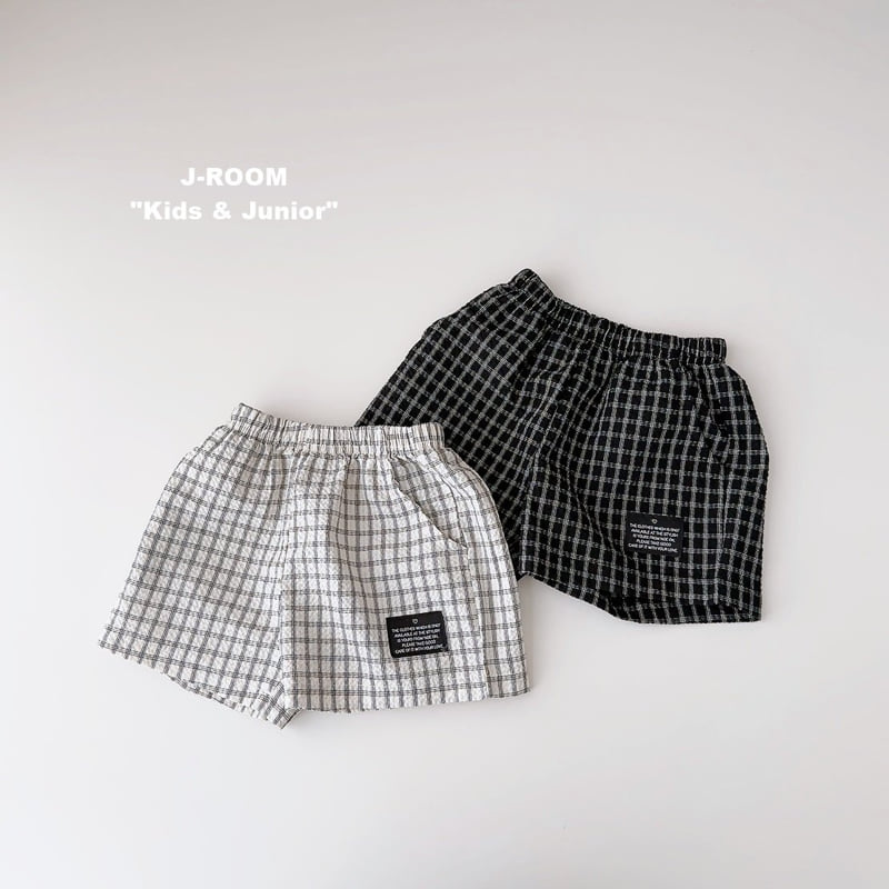 J-Room - Korean Children Fashion - #childofig - Cool Check Shorts