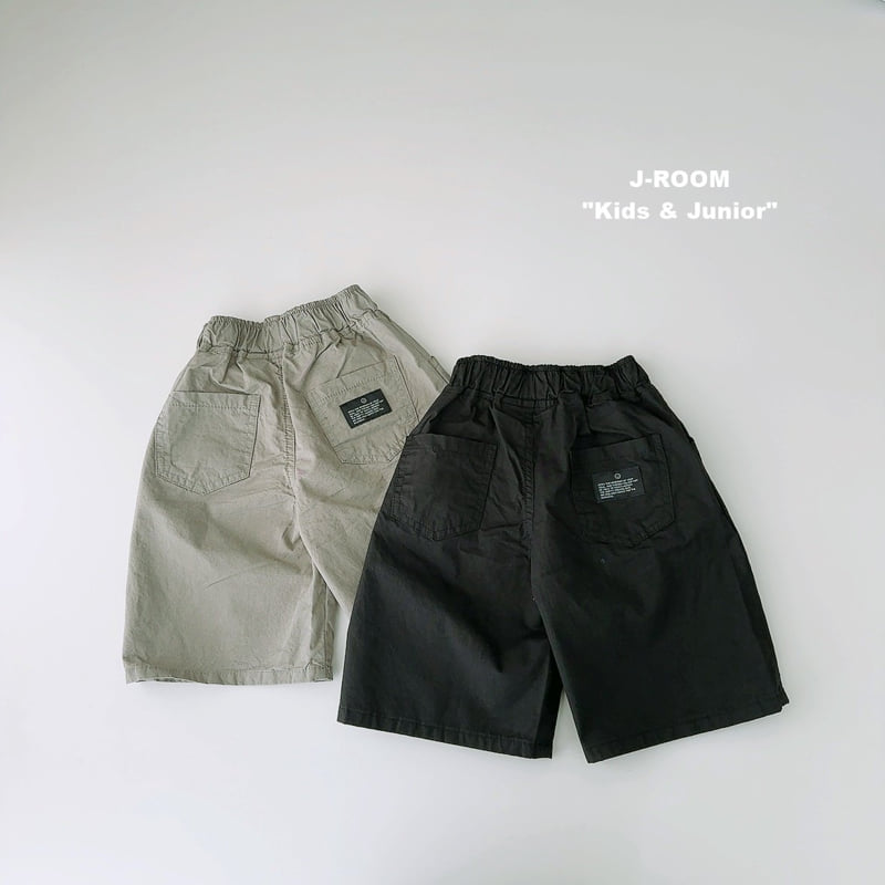 J-Room - Korean Children Fashion - #childrensboutique - Label Bermuda Pants - 3