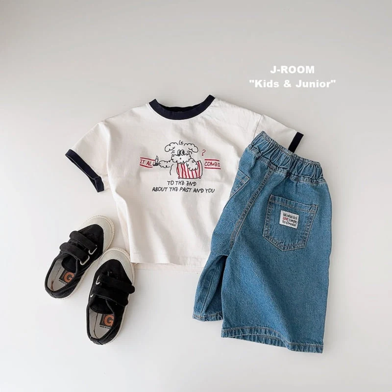 J-Room - Korean Children Fashion - #childrensboutique - Denim Bermuda Pants - 7