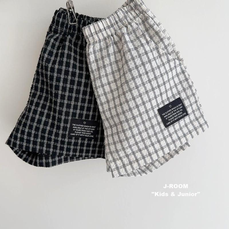 J-Room - Korean Children Fashion - #childrensboutique - Cool Check Shorts - 3