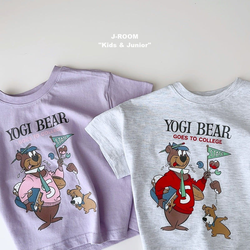 J-Room - Korean Children Fashion - #designkidswear - State Bear Tee - 2