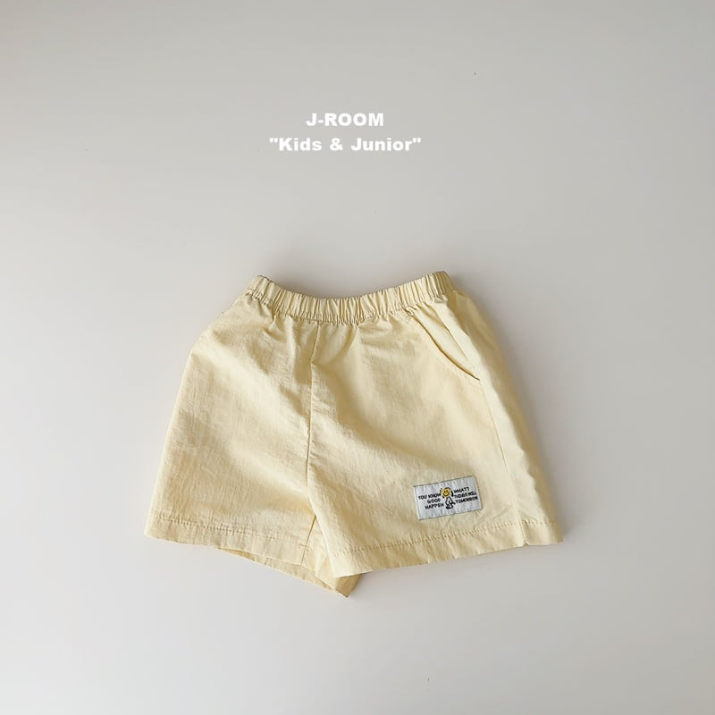 J-Room - Korean Children Fashion - #designkidswear - Crinkle Label Shorts - 12