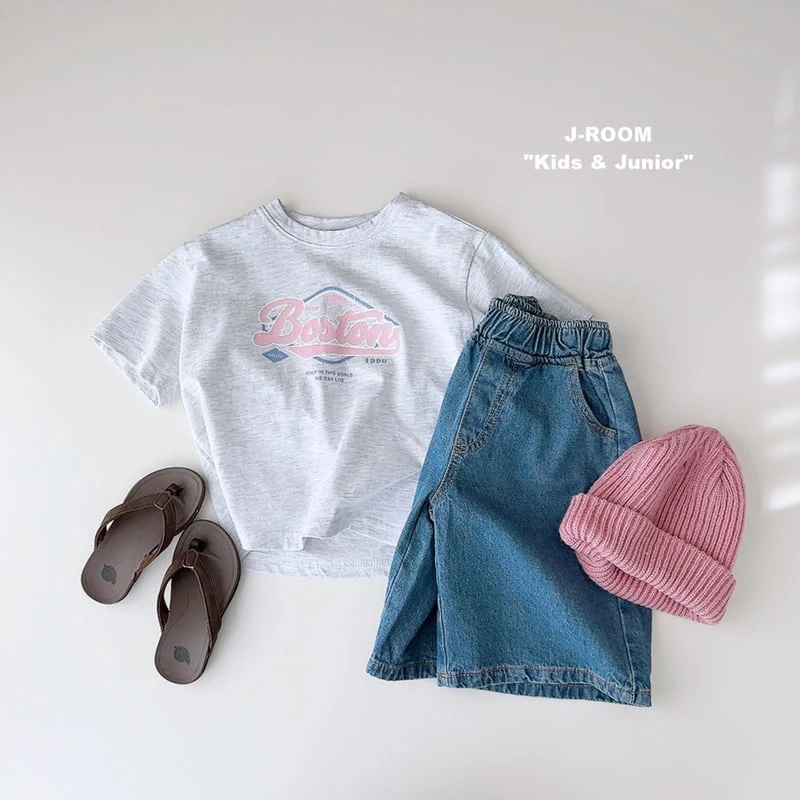 J-Room - Korean Children Fashion - #designkidswear - Denim Bermuda Pants - 8