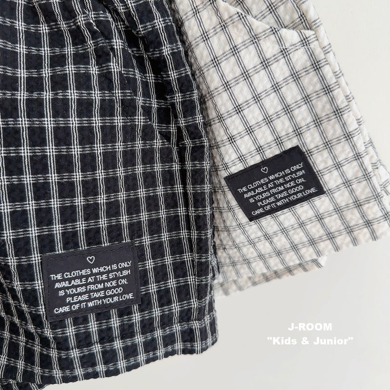 J-Room - Korean Children Fashion - #childrensboutique - Cool Check Shorts - 4