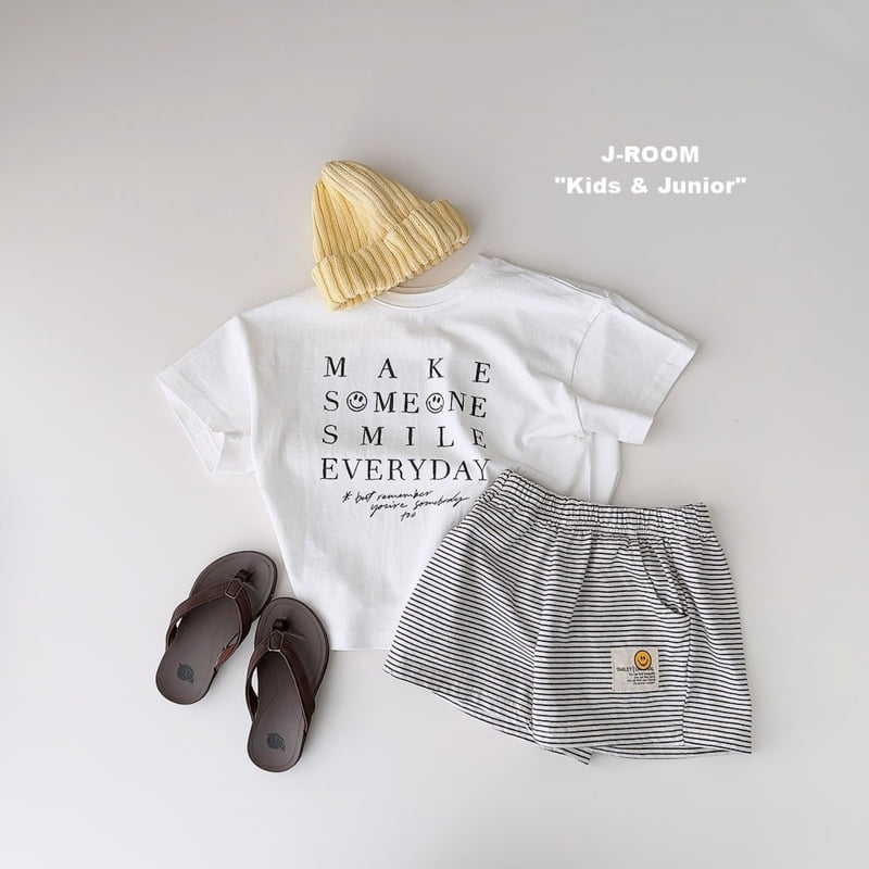 J-Room - Korean Children Fashion - #discoveringself - Striped Label Shorts - 7