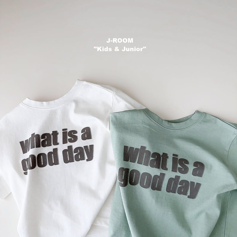 J-Room - Korean Children Fashion - #discoveringself - Good Day Graphic Tee - 2