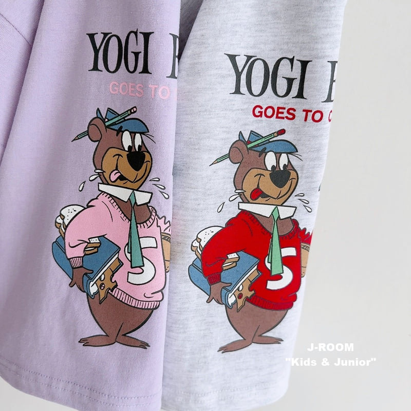 J-Room - Korean Children Fashion - #discoveringself - State Bear Tee - 4