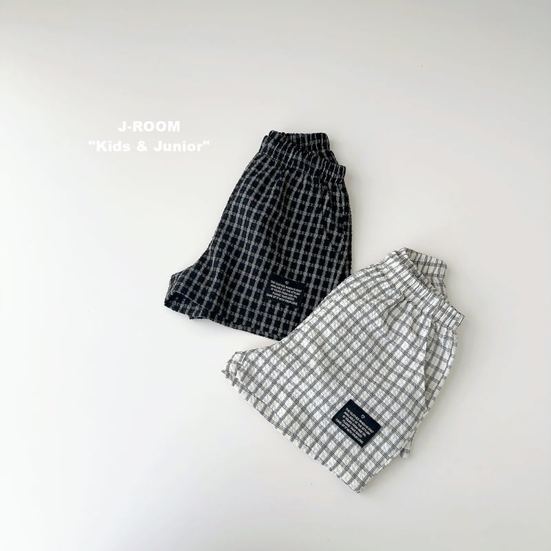 J-Room - Korean Children Fashion - #fashionkids - Cool Check Shorts - 6