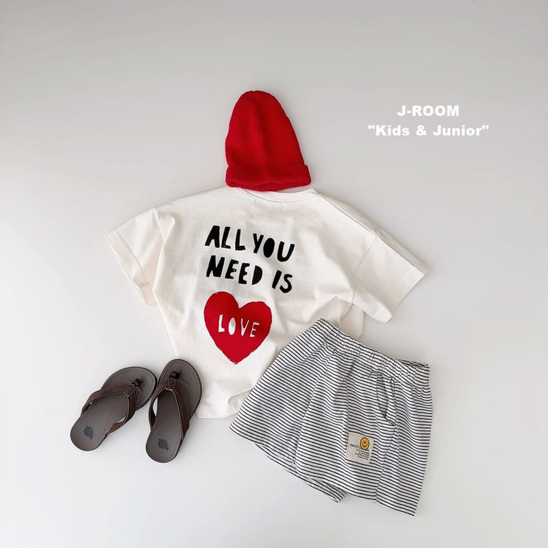 J-Room - Korean Children Fashion - #kidsshorts - Striped Label Shorts - 9