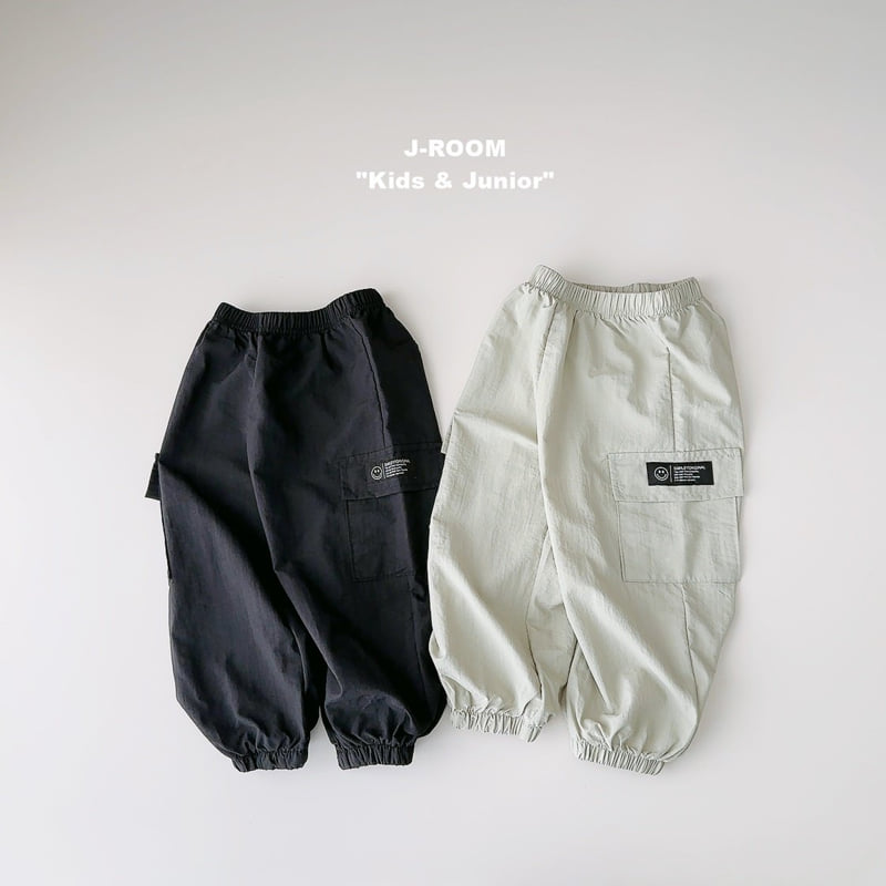 J-Room - Korean Children Fashion - #kidsshorts - Label Crinkle Jogger Pants