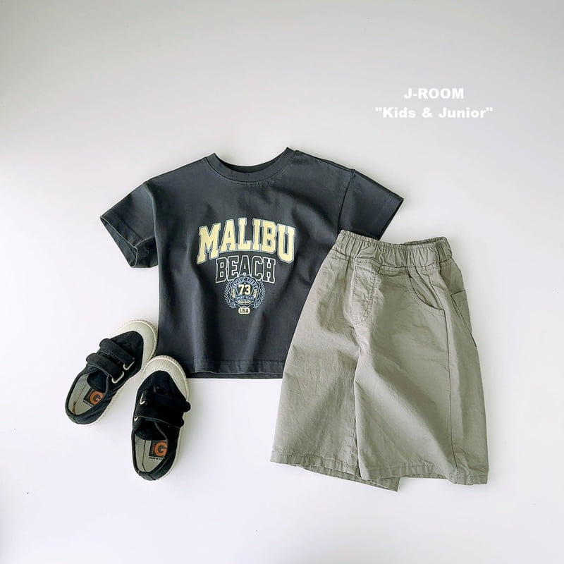 J-Room - Korean Children Fashion - #kidsstore - Label Bermuda Pants - 8