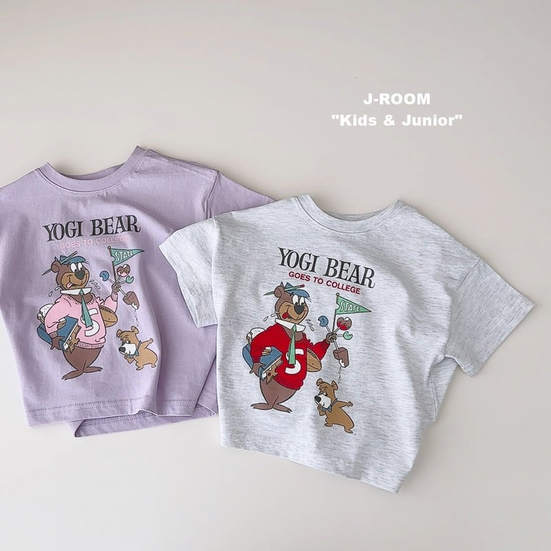 J-Room - Korean Children Fashion - #kidsstore - State Bear Tee - 6