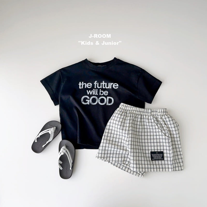 J-Room - Korean Children Fashion - #kidsstore - Cool Check Shorts - 8