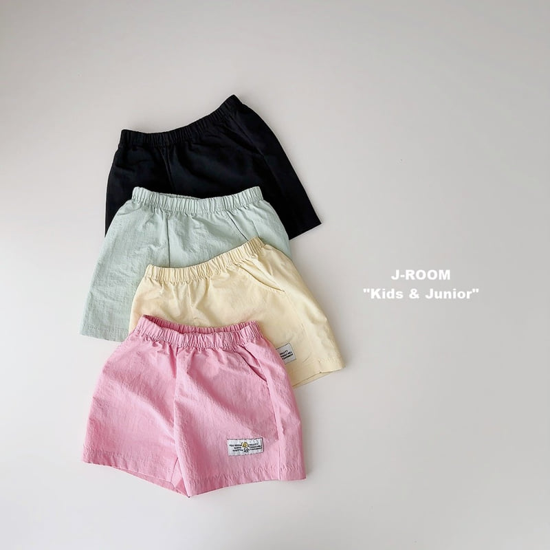 J-Room - Korean Children Fashion - #kidzfashiontrend - Crinkle Label Shorts - 3